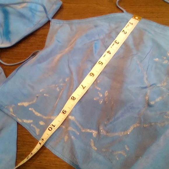 Vintage 90s Formal Maxi Skirt And Halter Top  Set - Picture 16 of 16